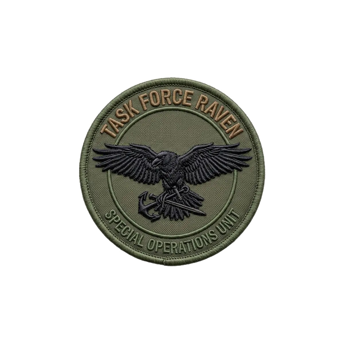 Custom 3D embroidered patches with raised texture