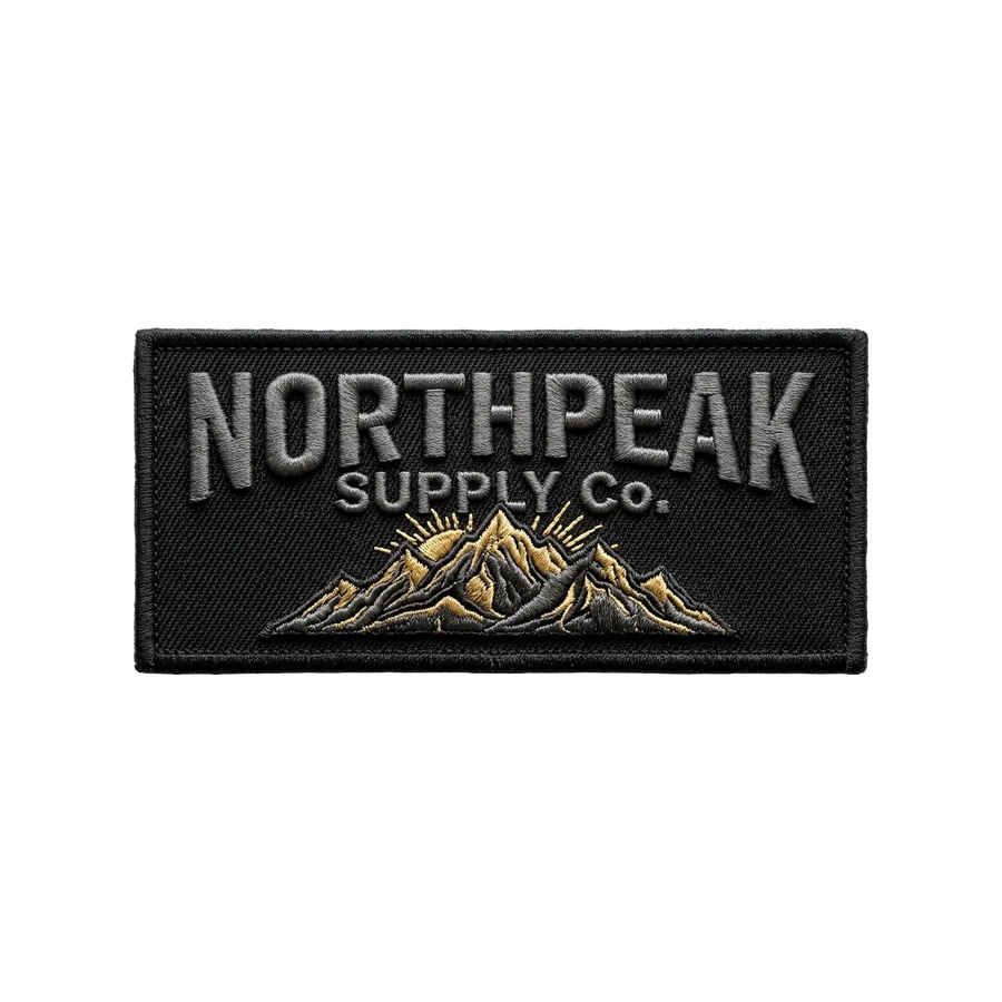 Custom embroidered name patch