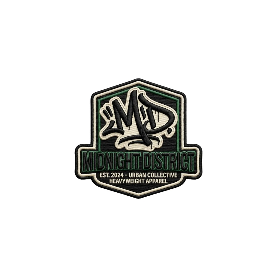 Custom raised embroidered horse-and-rider patch