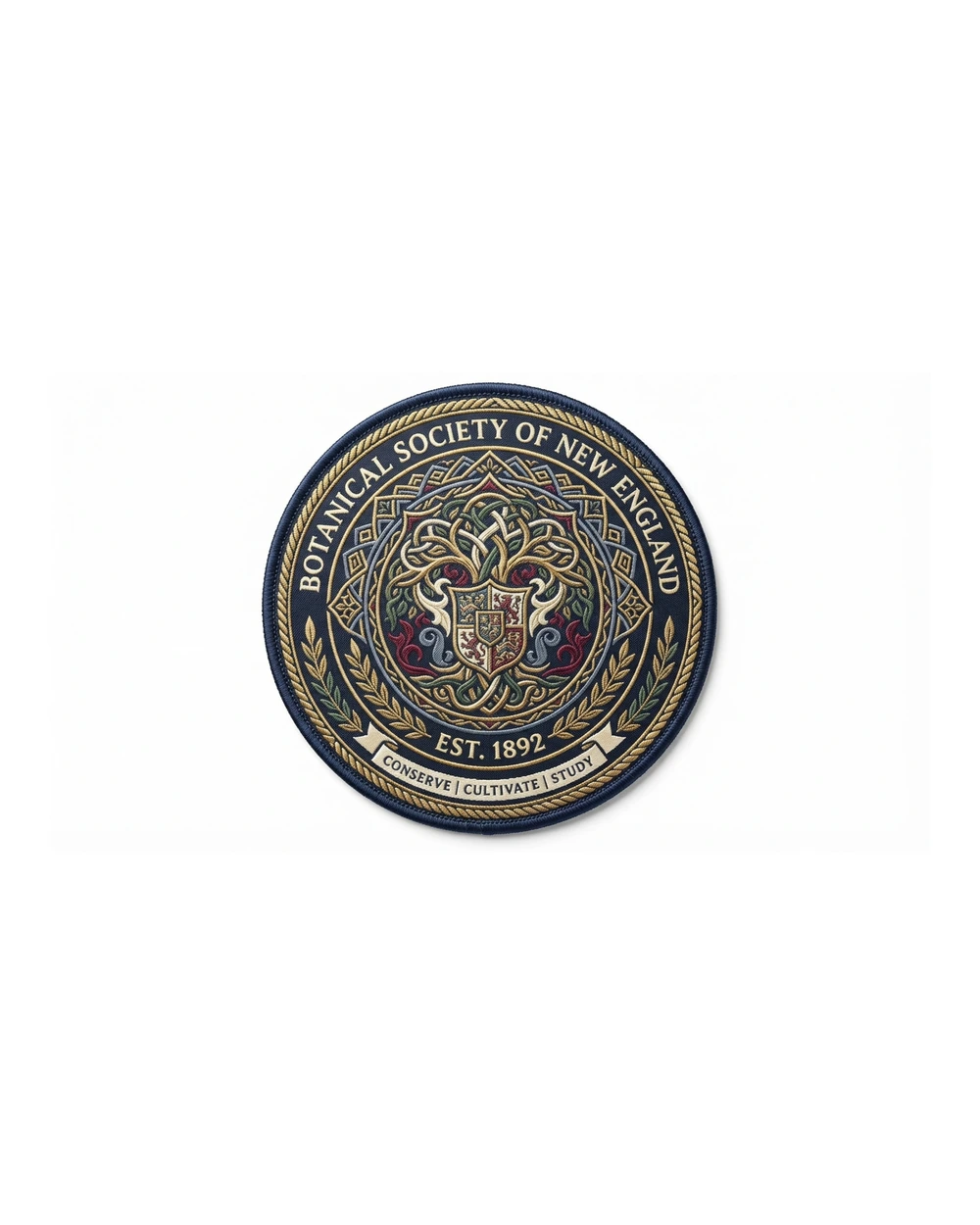 Damask Woven Patches