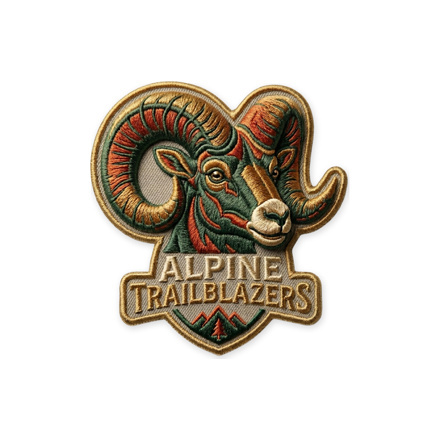 Raised 3D embroidered custom patches