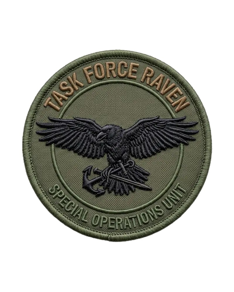Custom 3D embroidered patch sample 2