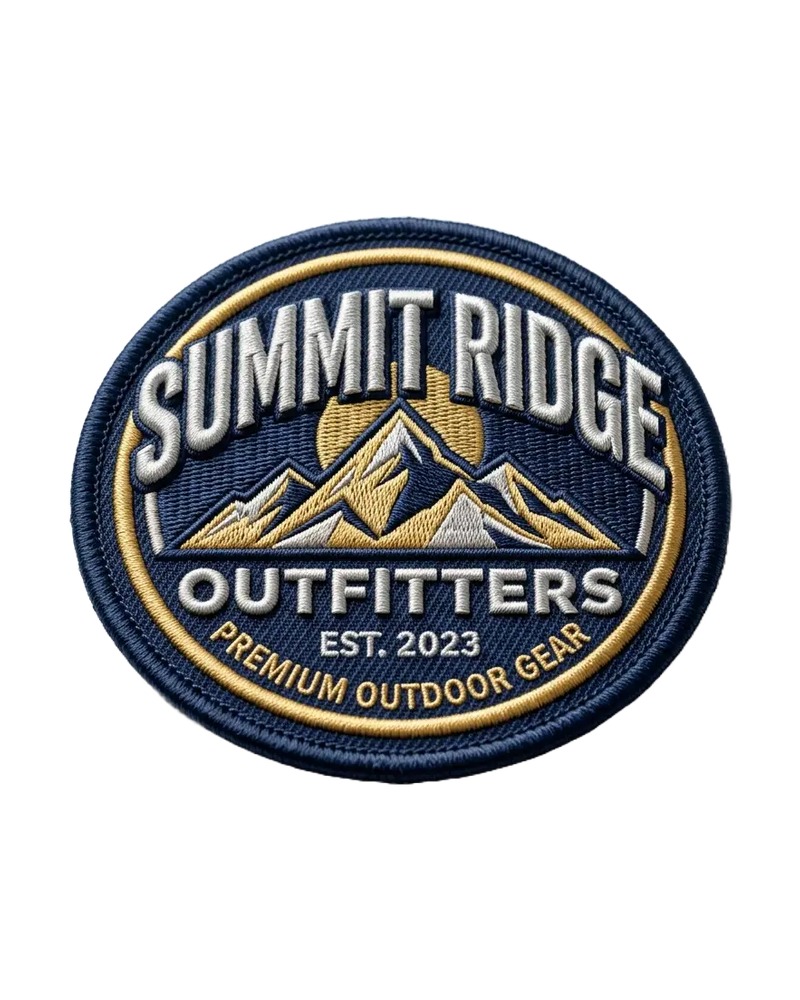 Custom 3D embroidered patch sample 6