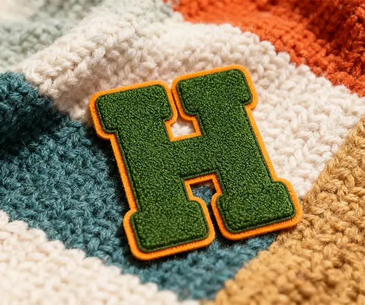 Custom chenille patch sample 8