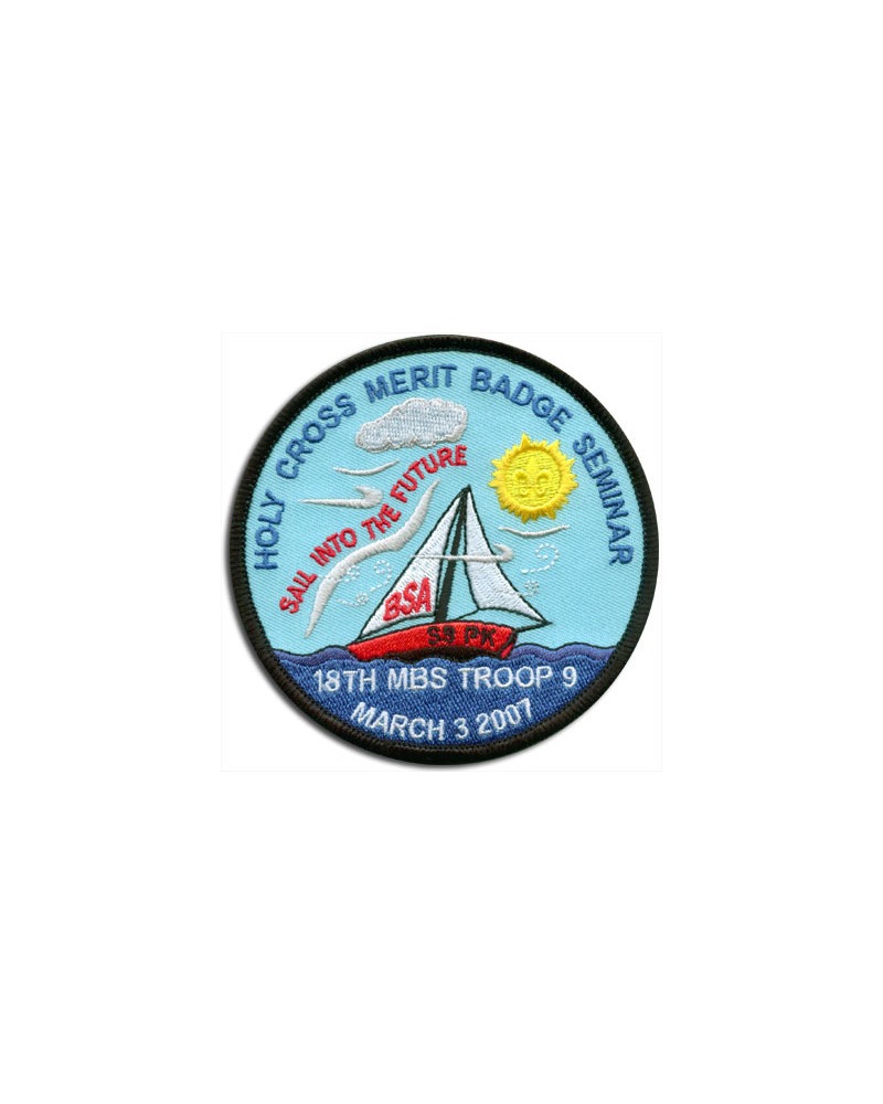 Custom embroidered patch sample 1