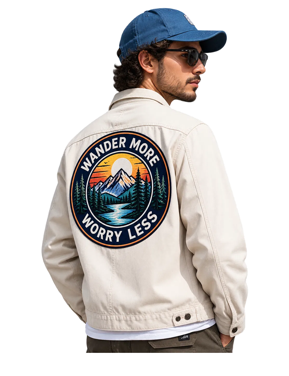Custom printed sublimation patch sample